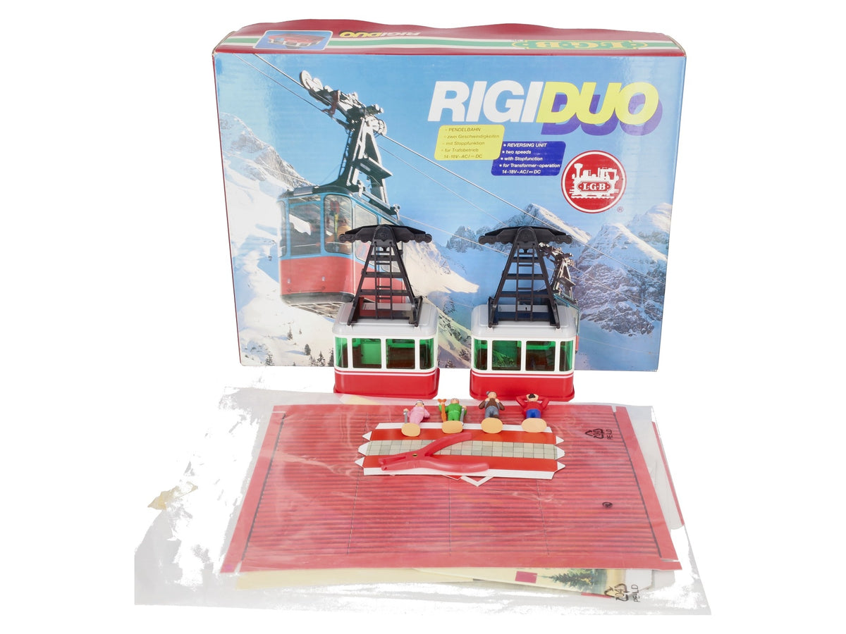 LGB 90013 G Scale Rigi Duo Cable Cars EX/Box