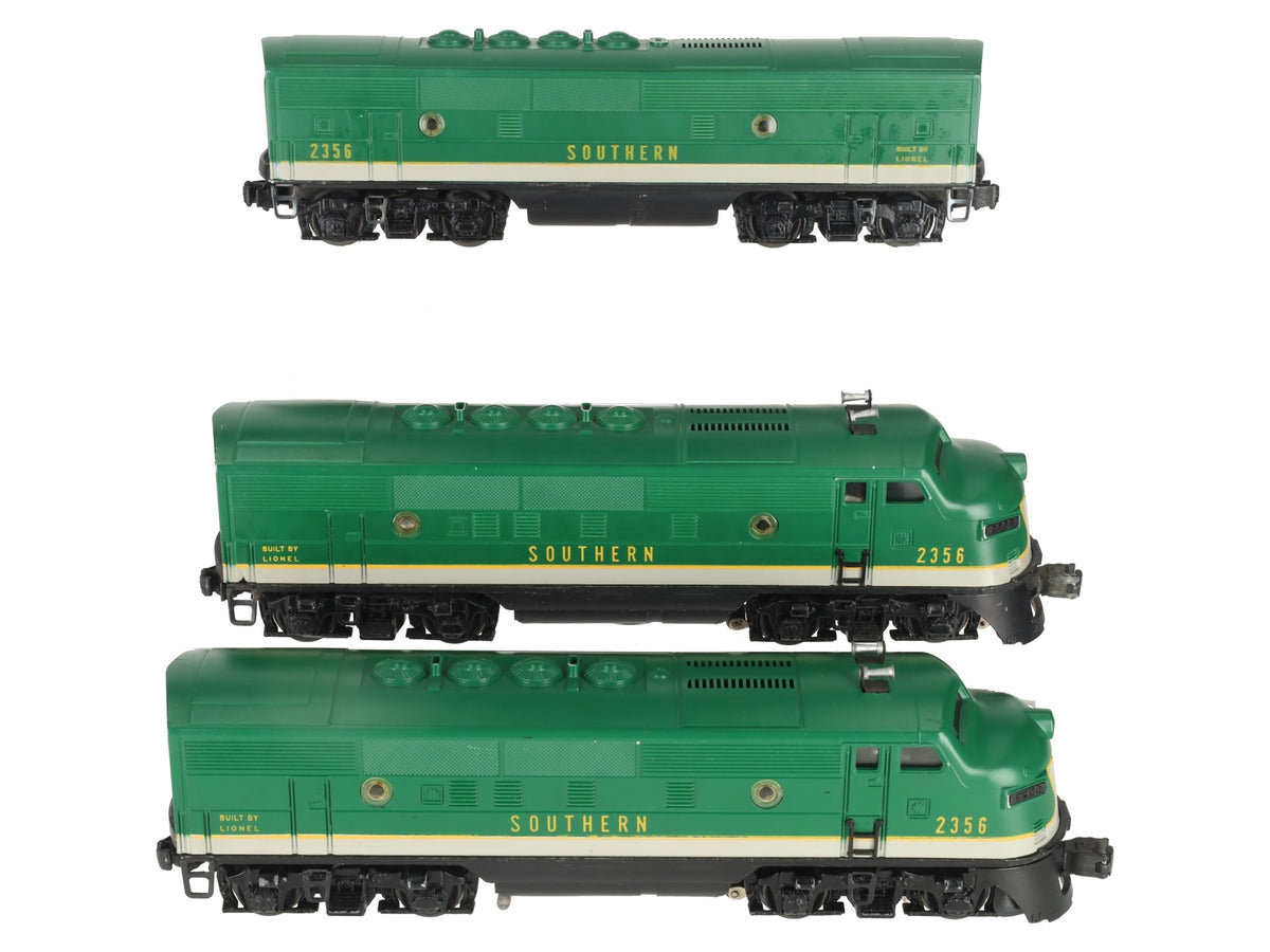 Lionel 2356 Vintage O Gauge Southern F-3 ABA Diesel Locomotive Set