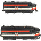 Lionel 209 Vintage O New Haven Alco AA Diesel Locomotive Set VG