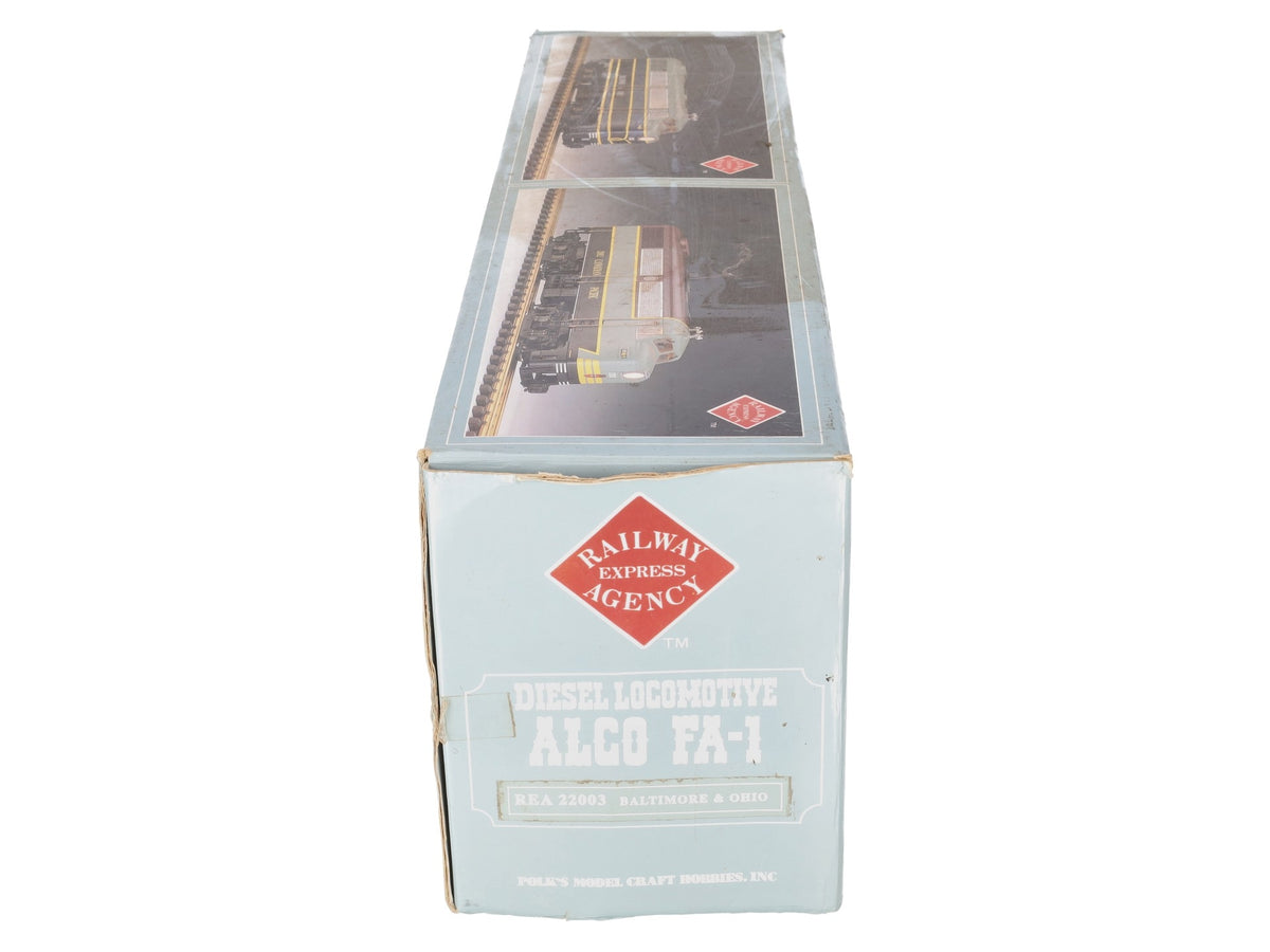 REA 22003 G Scale Baltimore & Ohio Diesel Alco FA-1 Locomotive #2003 EX/Box