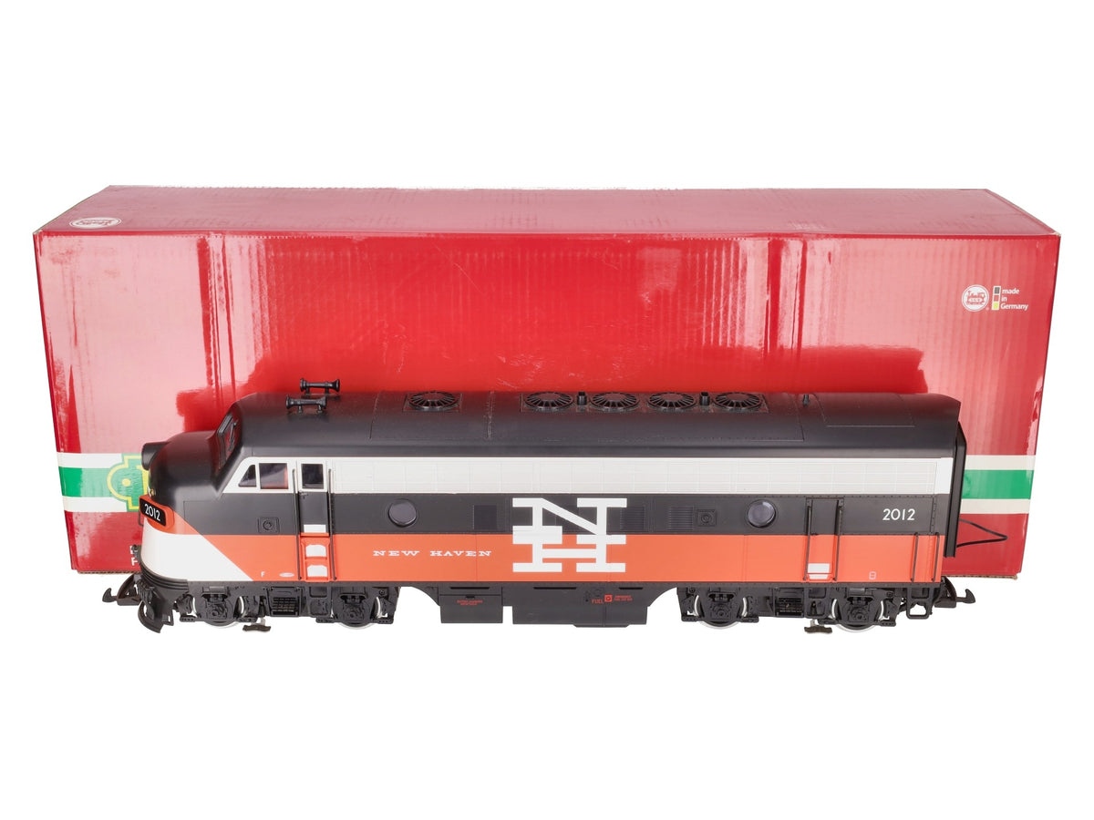 LGB 28570 G Scale New Haven F7 A Powered Diesel Locomotive #2012 EX/Box