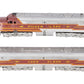 American Flyer 477 & 478 Vintage S Silver Flash PA AB Diesel Locomotive Set VG