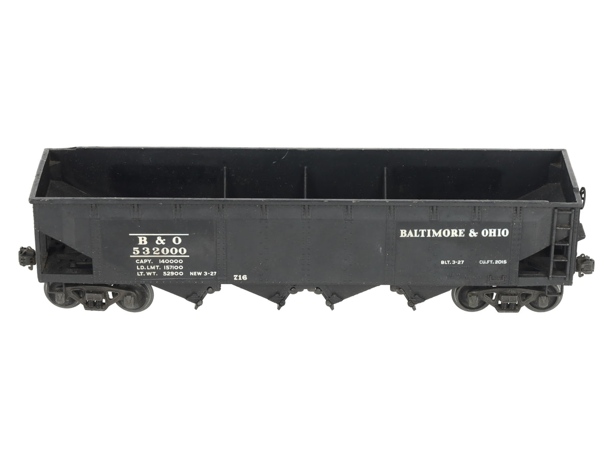 Lionel 716 Vintage O Gauge Prewar Baltimore & Ohio Hopper Car #532000 VG