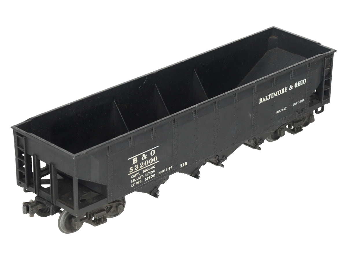 Lionel 716 Vintage O Gauge Prewar Baltimore & Ohio Hopper Car #532000 VG