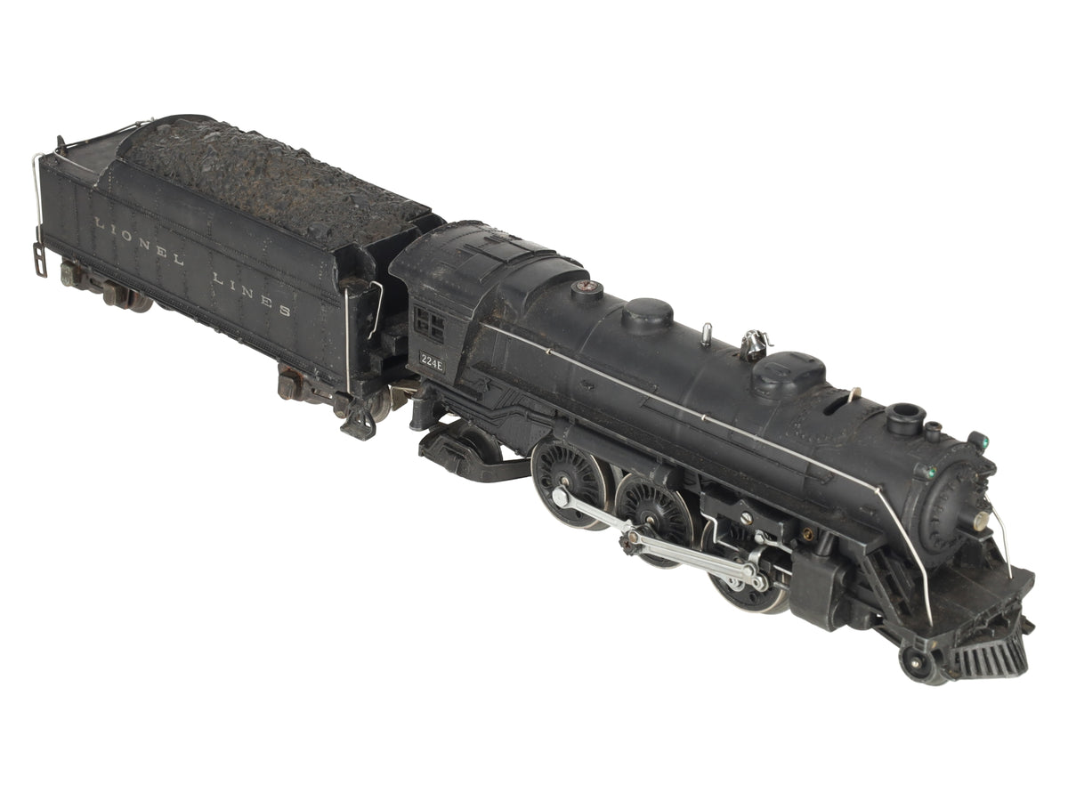 Lionel 224E Vintage O Gauge Diecast 2-6-2 Steam Locomotive & Tender 2224W