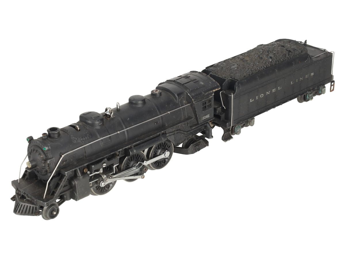 Lionel 224E Vintage O Gauge Diecast 2-6-2 Steam Locomotive & Tender 2224W