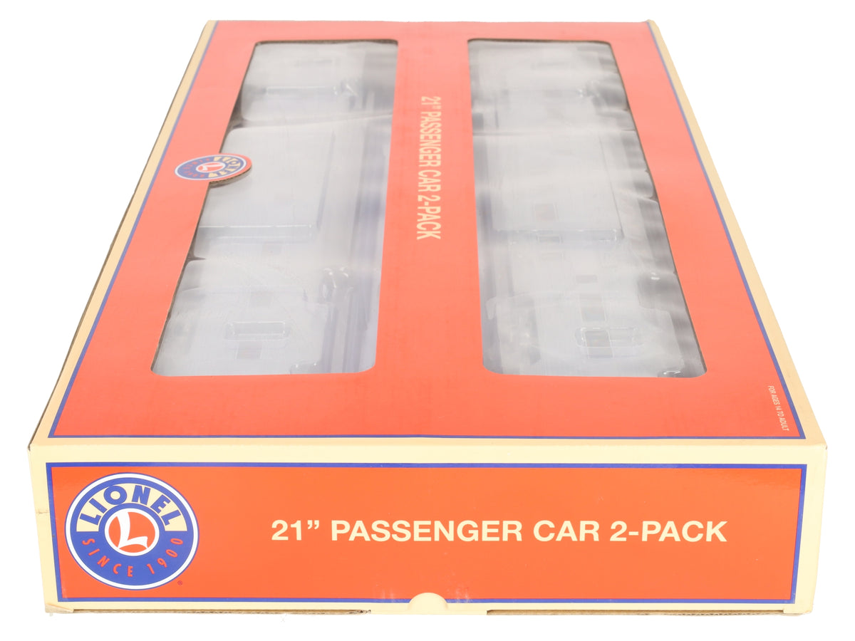 Lionel 1927040 O Gauge Santa Fe 21 Passenger Car #2 (Pack of 2) EX/Box