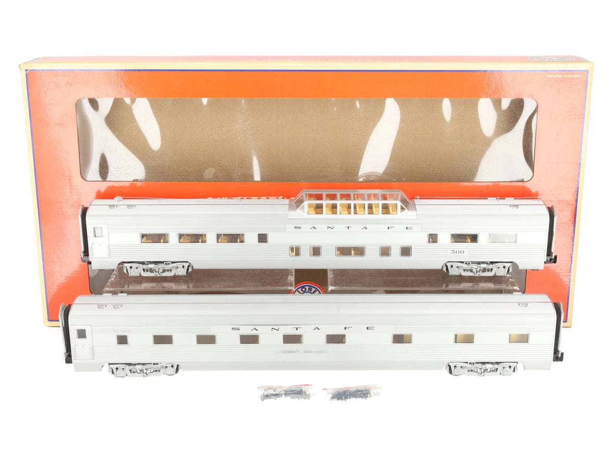 Lionel 1927040 O Gauge Santa Fe 21 Passenger Car #2 (Pack of 2) EX/Box