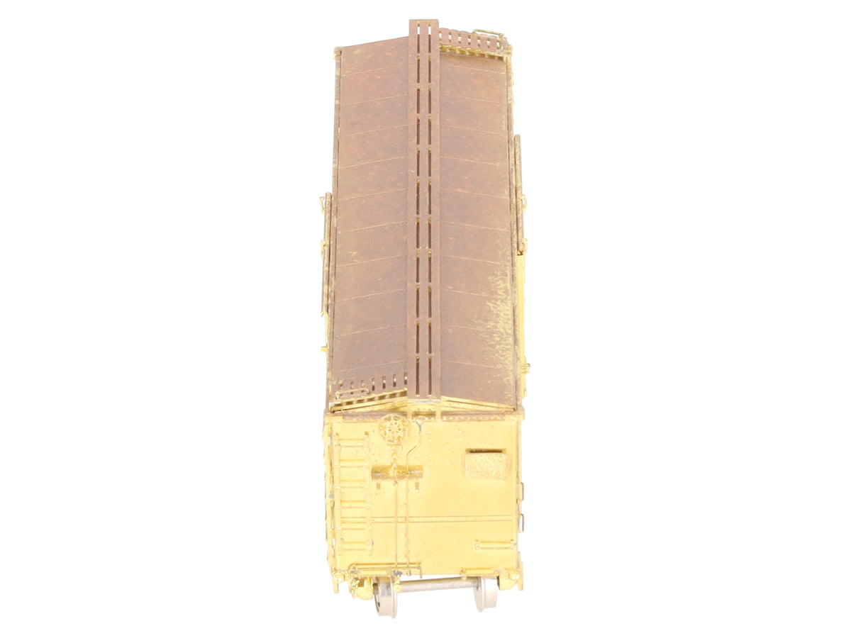 Overland 3151 HO Scale BRASS Boston & Maine XM-1 Boxcar - Unpainted VG/Box