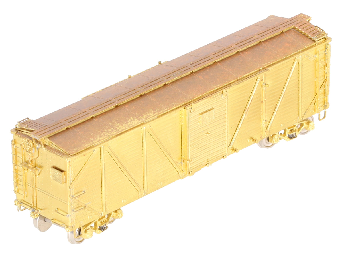Overland 3151 HO Scale BRASS Boston & Maine XM-1 Boxcar - Unpainted VG/Box