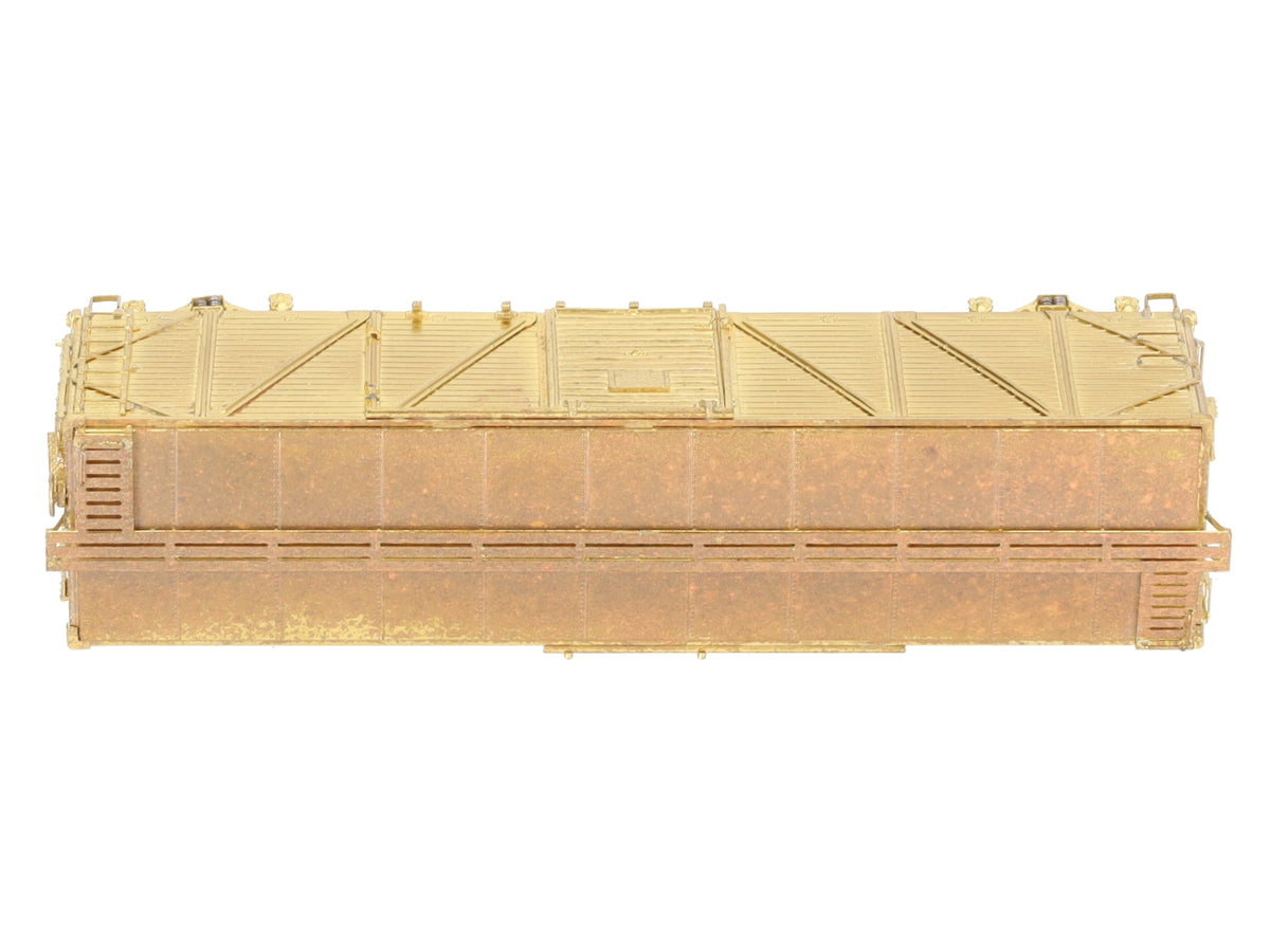 Overland 3151 HO Scale BRASS Boston & Maine XM-1 Boxcar - Unpainted VG/Box
