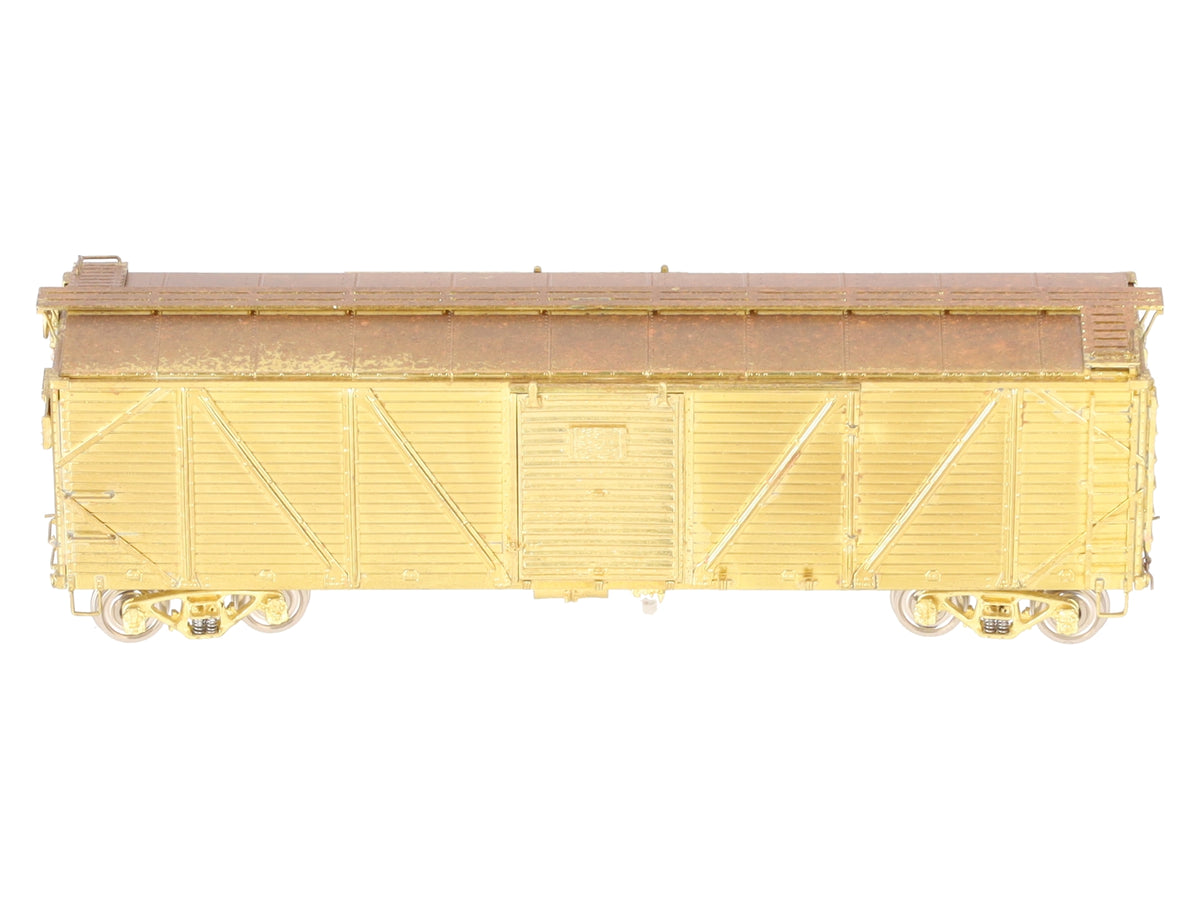 Overland 3151 HO Scale BRASS Boston & Maine XM-1 Boxcar - Unpainted VG/Box