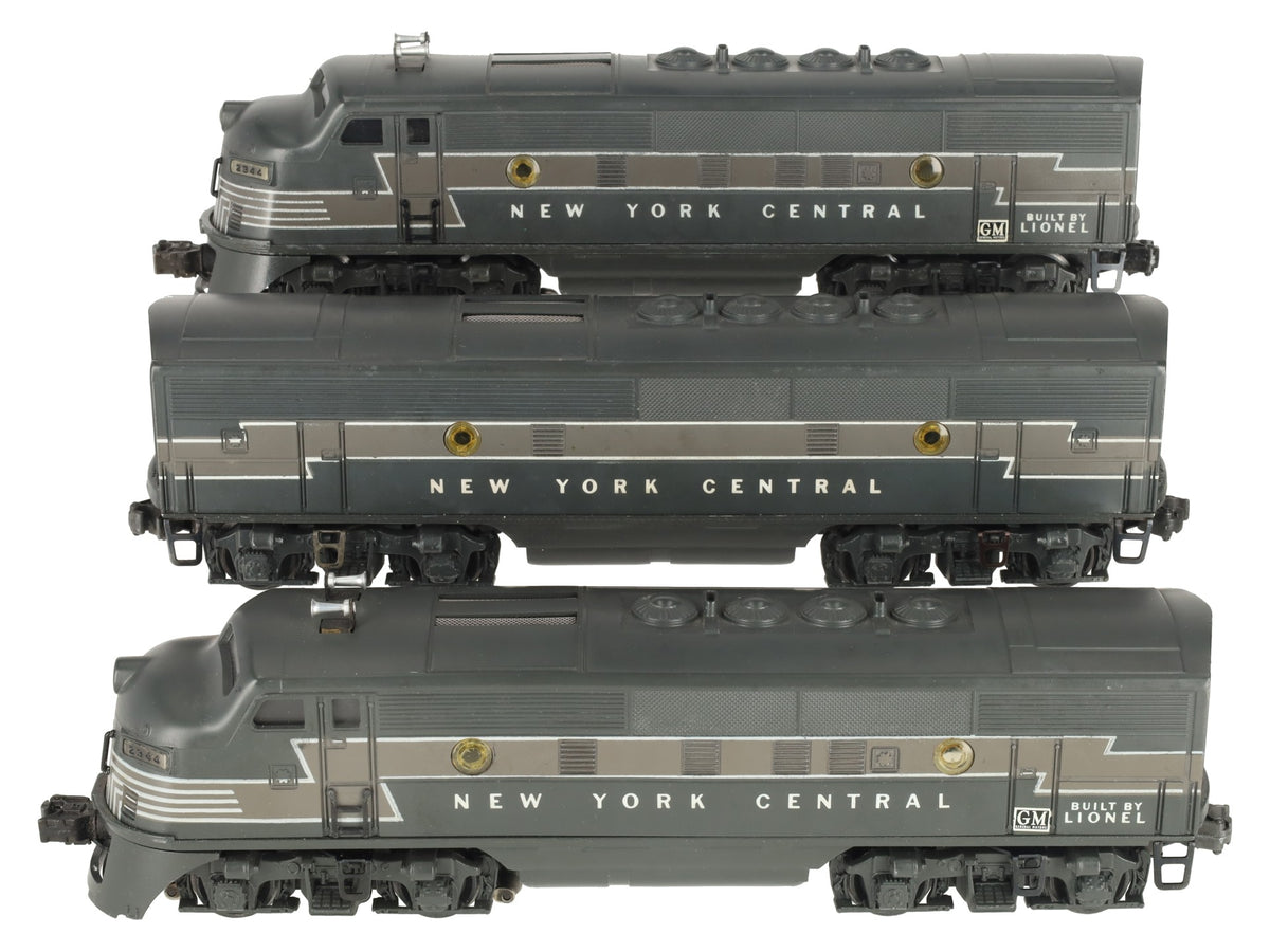 Lionel 2344 Vintage O New York Central F-3 ABA Diesel Locomotive Set EX