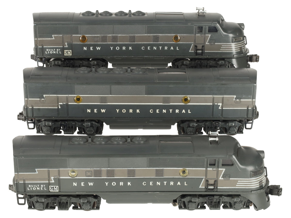 Lionel 2344 Vintage O New York Central F-3 ABA Diesel Locomotive Set EX