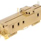 Oriental Limited HO Scale Brass Wood 4-Window Caboose -Unpainted VG/Box