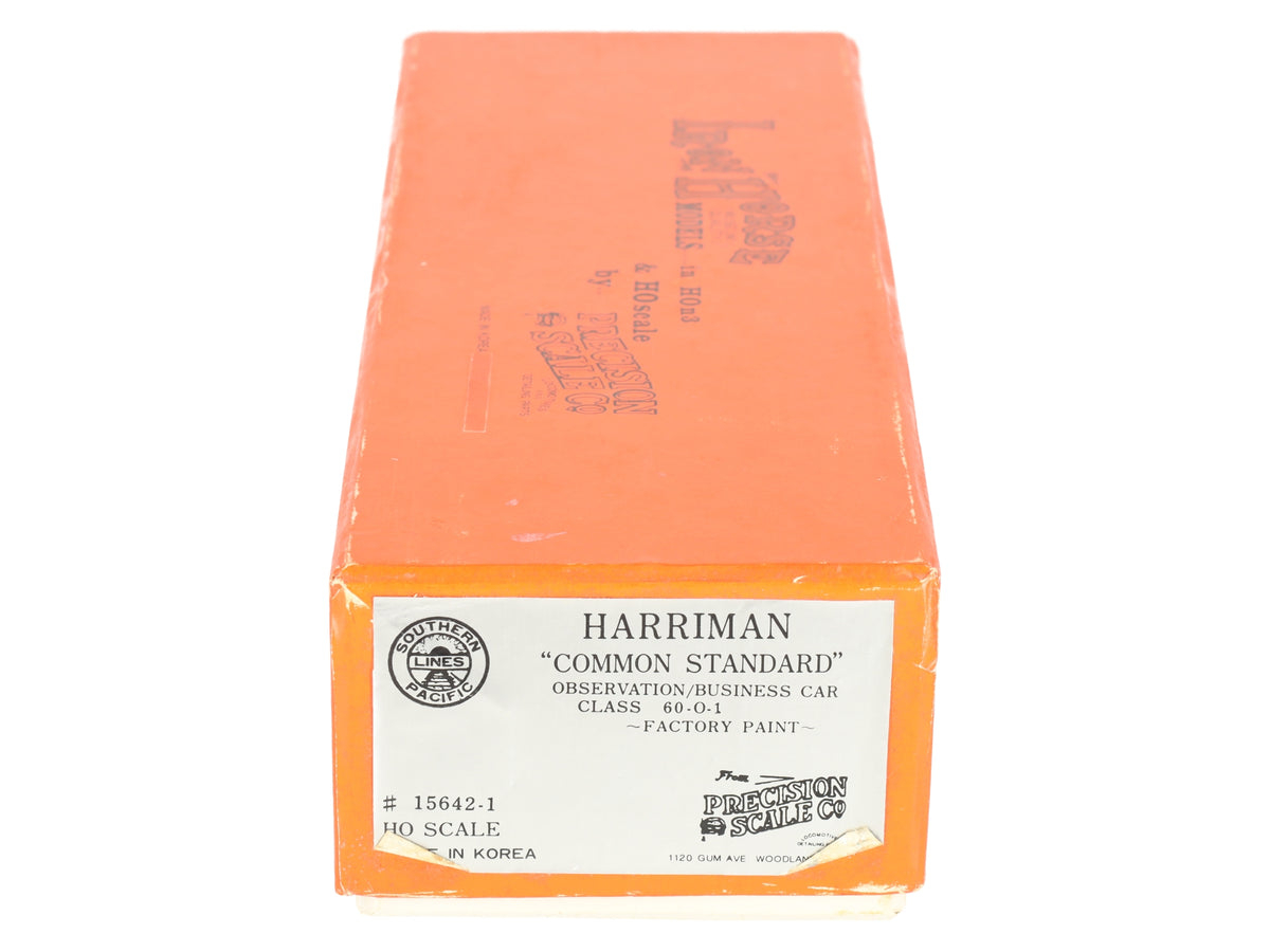 Precision Scale Company 15642-1 HO BRASS Harriman Observation/Business Car- F/P EX/Box