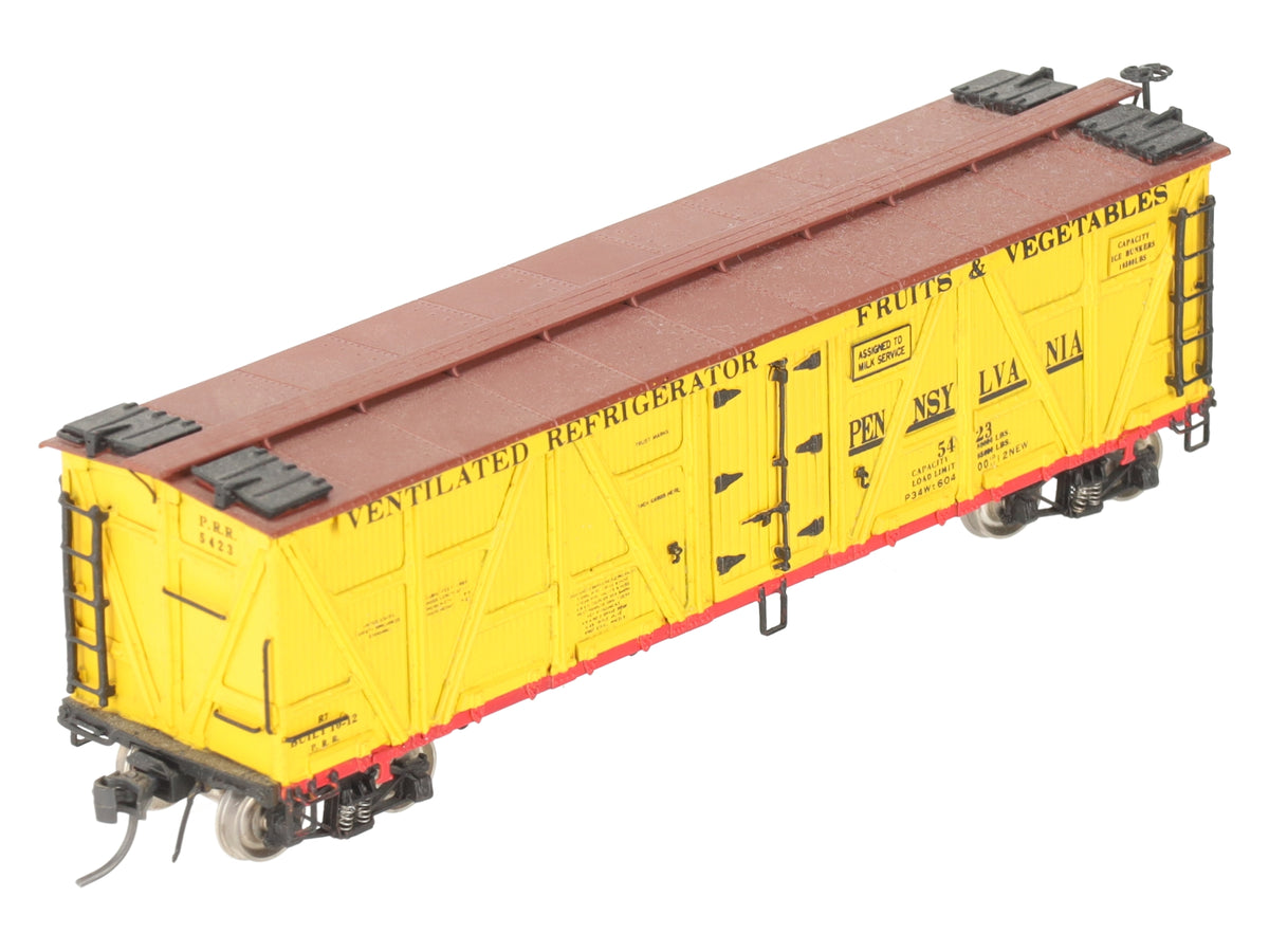 Precision Scale Company 15700-1 HO Scale BRASS Pennsylvania Reefer Car #5423 EX/Box
