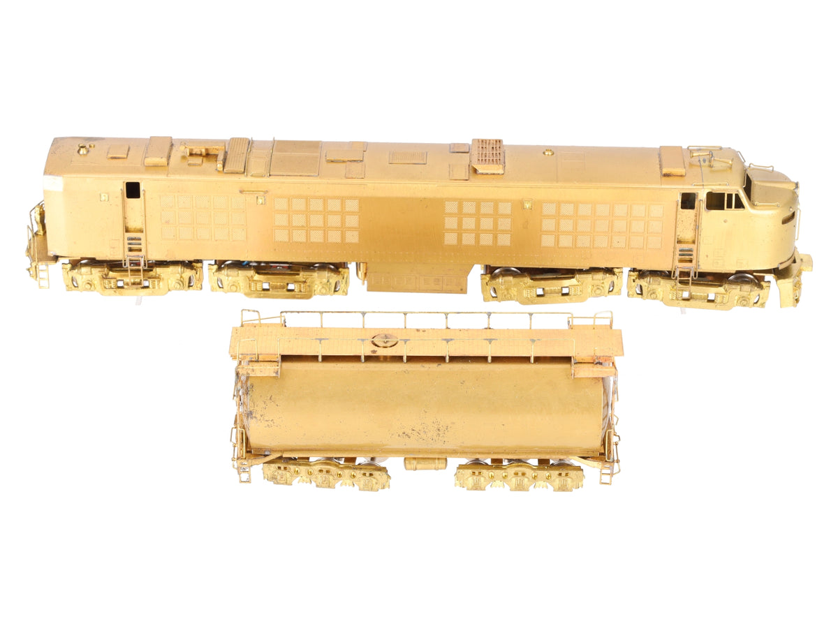 S. Soho & Co. 1002 HO Scale BRASS UP #51 Gas Turbine w/ Round Tender VG/Box