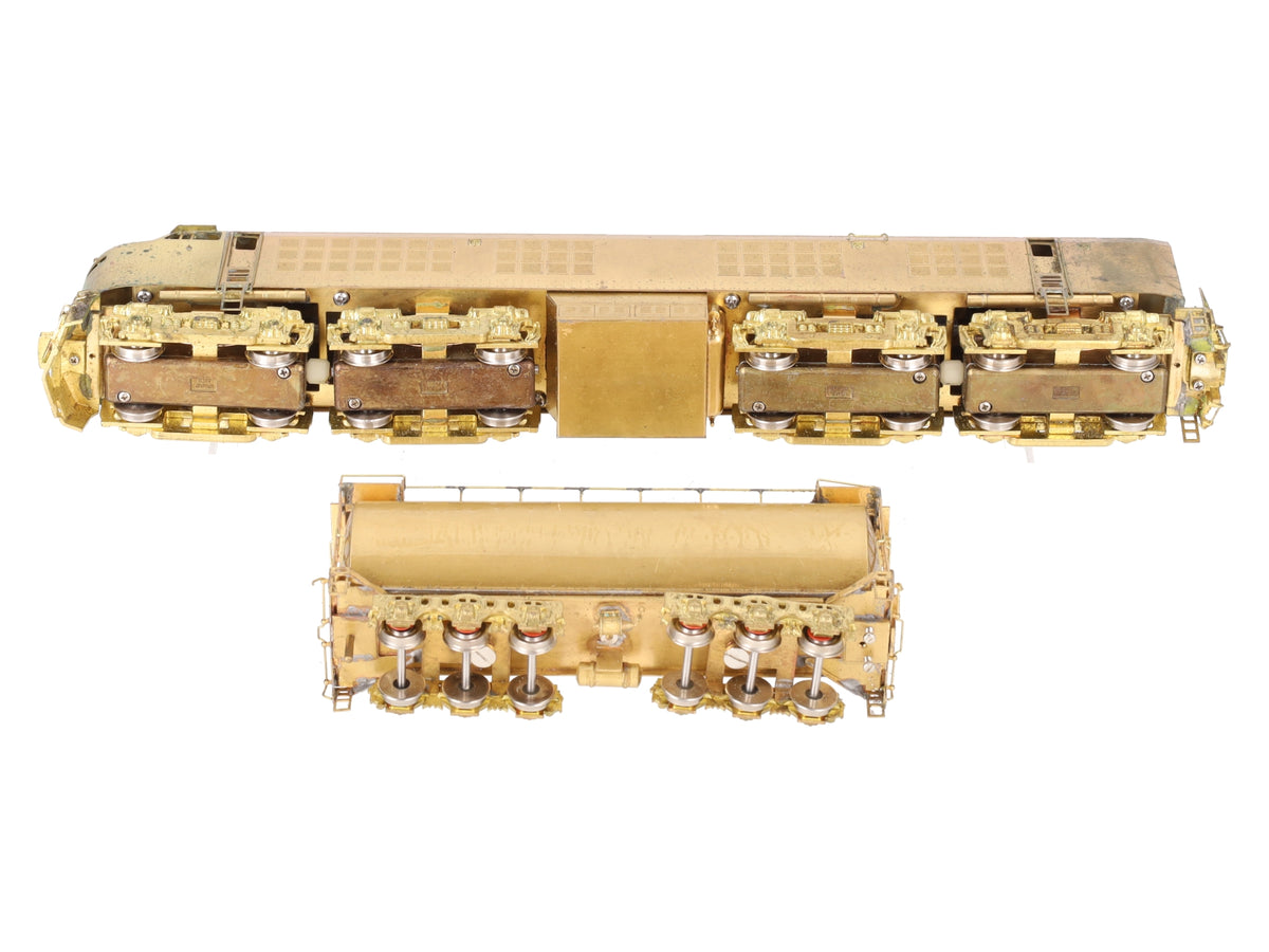 S. Soho & Co. 1002 HO Scale BRASS UP #51 Gas Turbine w/ Round Tender VG/Box