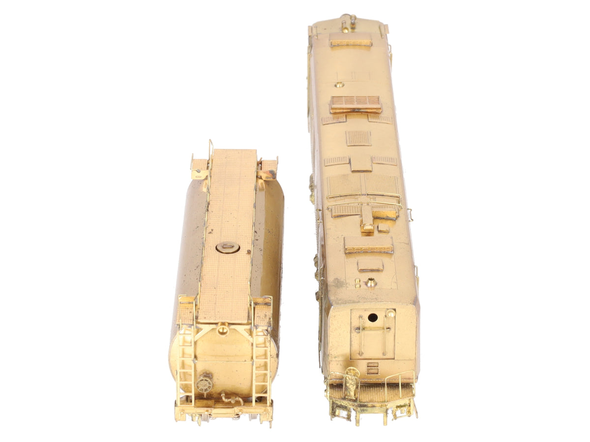 S. Soho & Co. 1002 HO Scale BRASS UP #51 Gas Turbine w/ Round Tender VG/Box