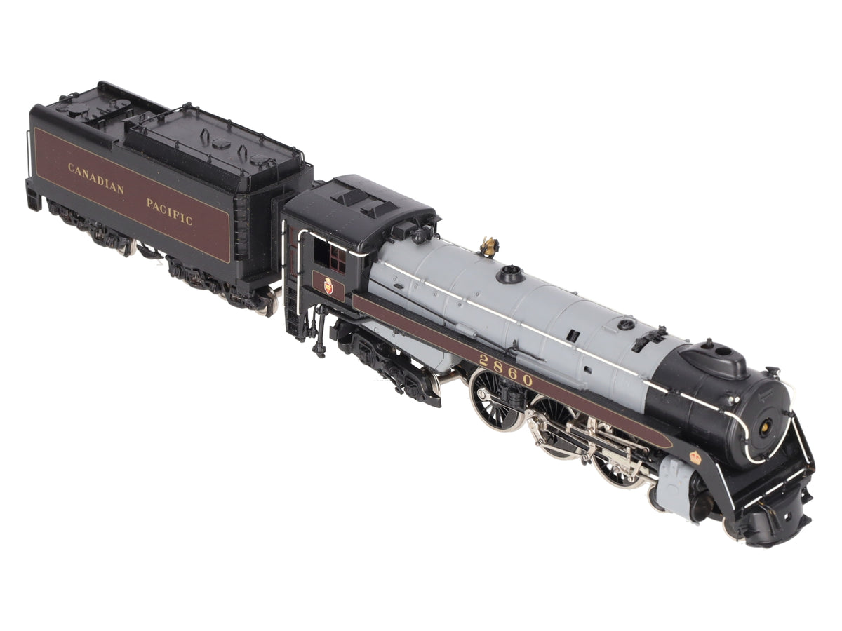 Tenshodo 166 HO BRASS CPR Royal Hudson 4-6-4 Steam Loco/Tender - painted EX/Box