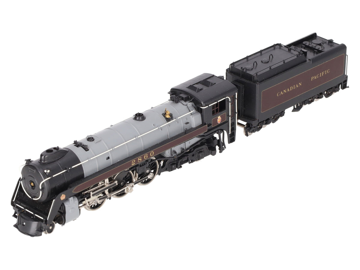 Tenshodo 166 HO BRASS CPR Royal Hudson 4-6-4 Steam Loco/Tender - painted EX/Box