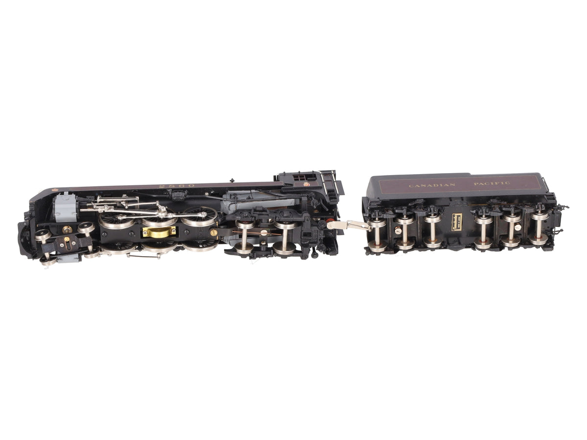 Tenshodo 166 HO BRASS CPR Royal Hudson 4-6-4 Steam Loco/Tender - painted EX/Box