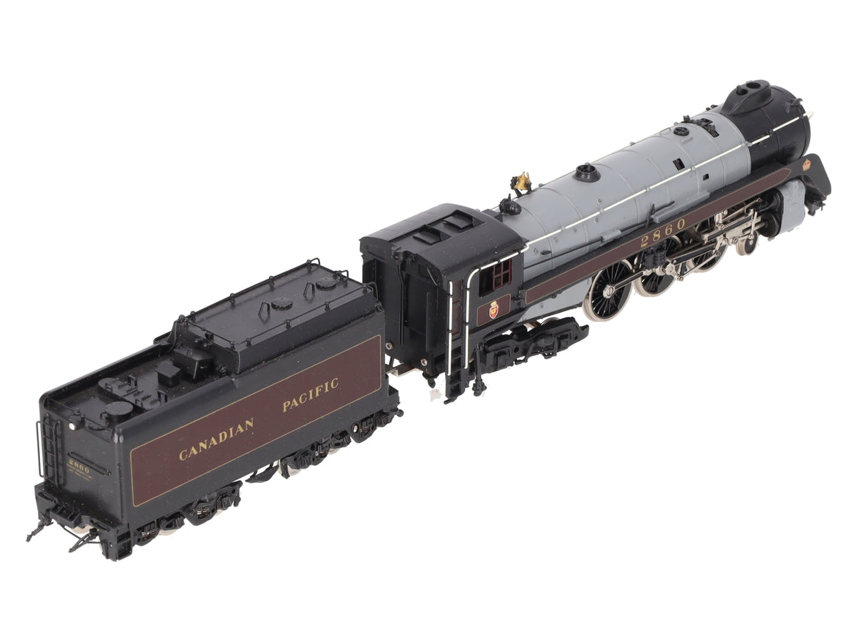 Tenshodo 166 HO BRASS CPR Royal Hudson 4-6-4 Steam Loco/Tender - painted EX/Box