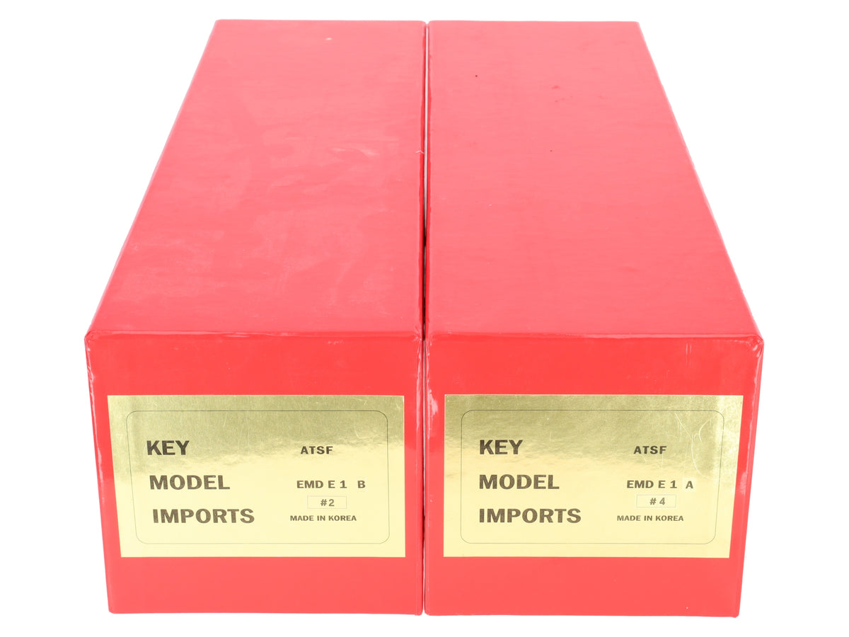 Key Imports O Scale 2-Rail BRASS ATSF EMD E1 AB Diesel Locomotive Set - F/P EX/Box