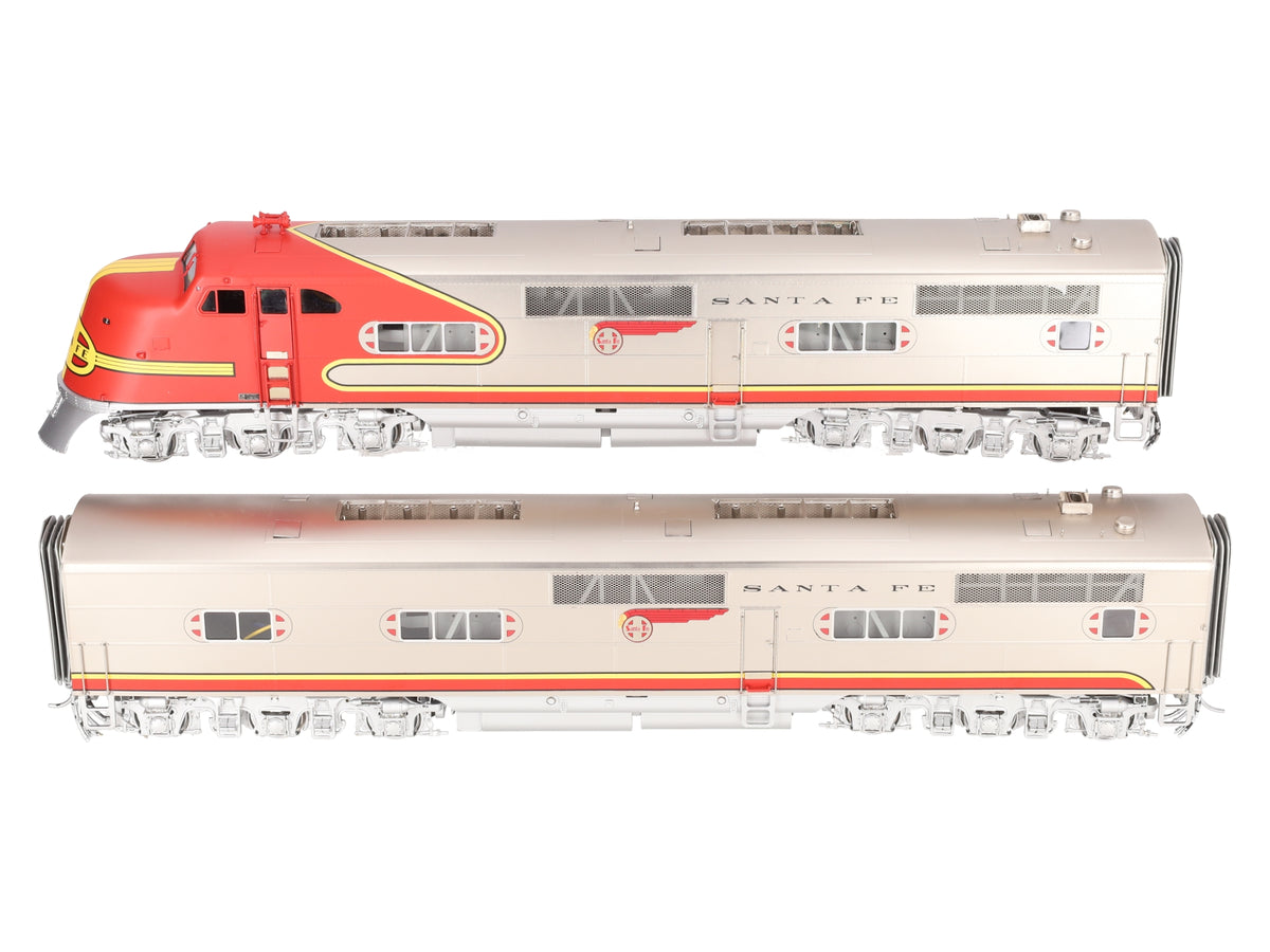 Key Imports O Scale 2-Rail BRASS ATSF EMD E1 AB Diesel Locomotive Set - F/P EX/Box