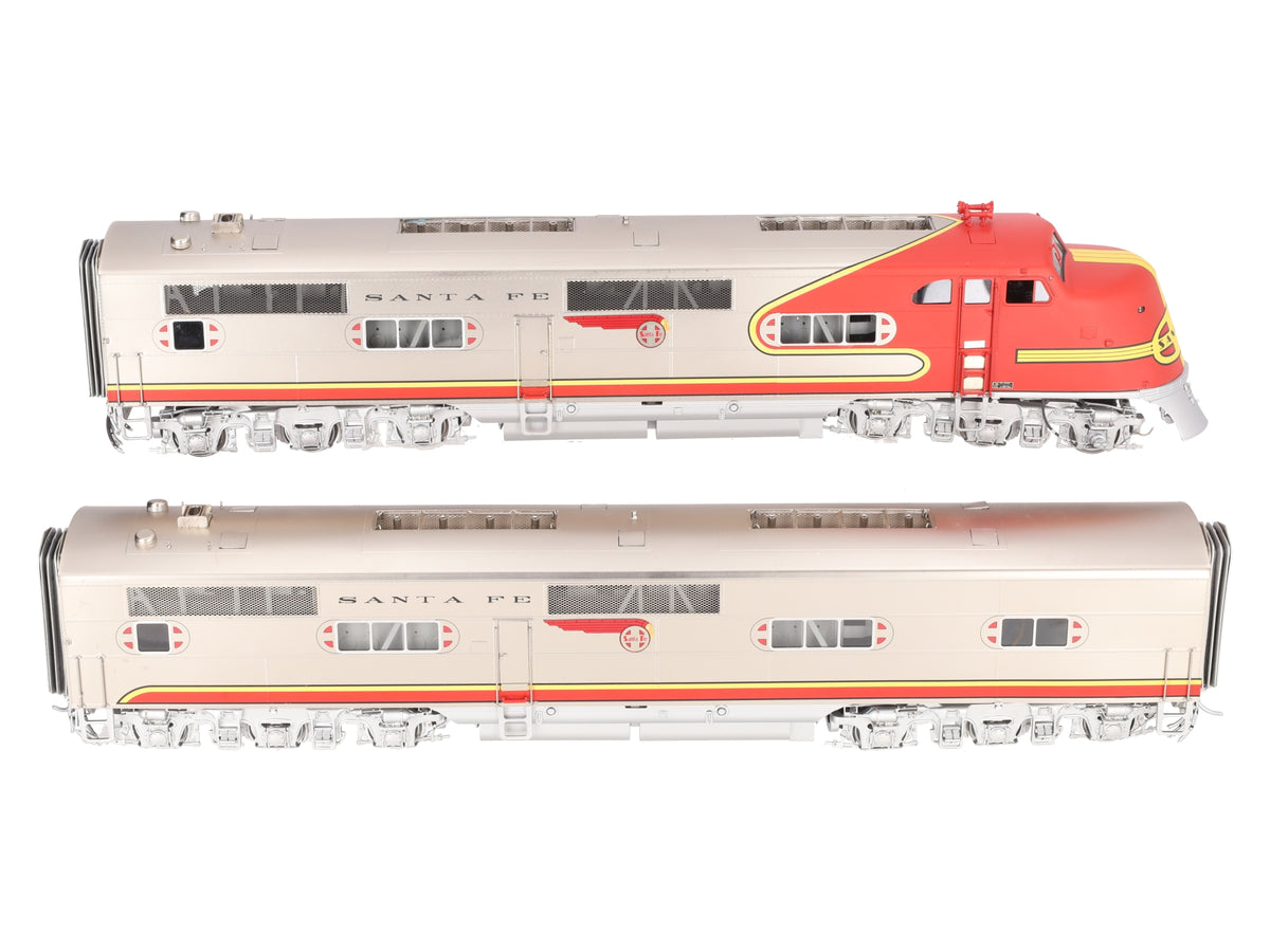 Key Imports O Scale 2-Rail BRASS ATSF EMD E1 AB Diesel Locomotive Set - F/P EX/Box