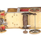 Lehmann 595 Vintage Tin Wind Up Meat Delivery Van