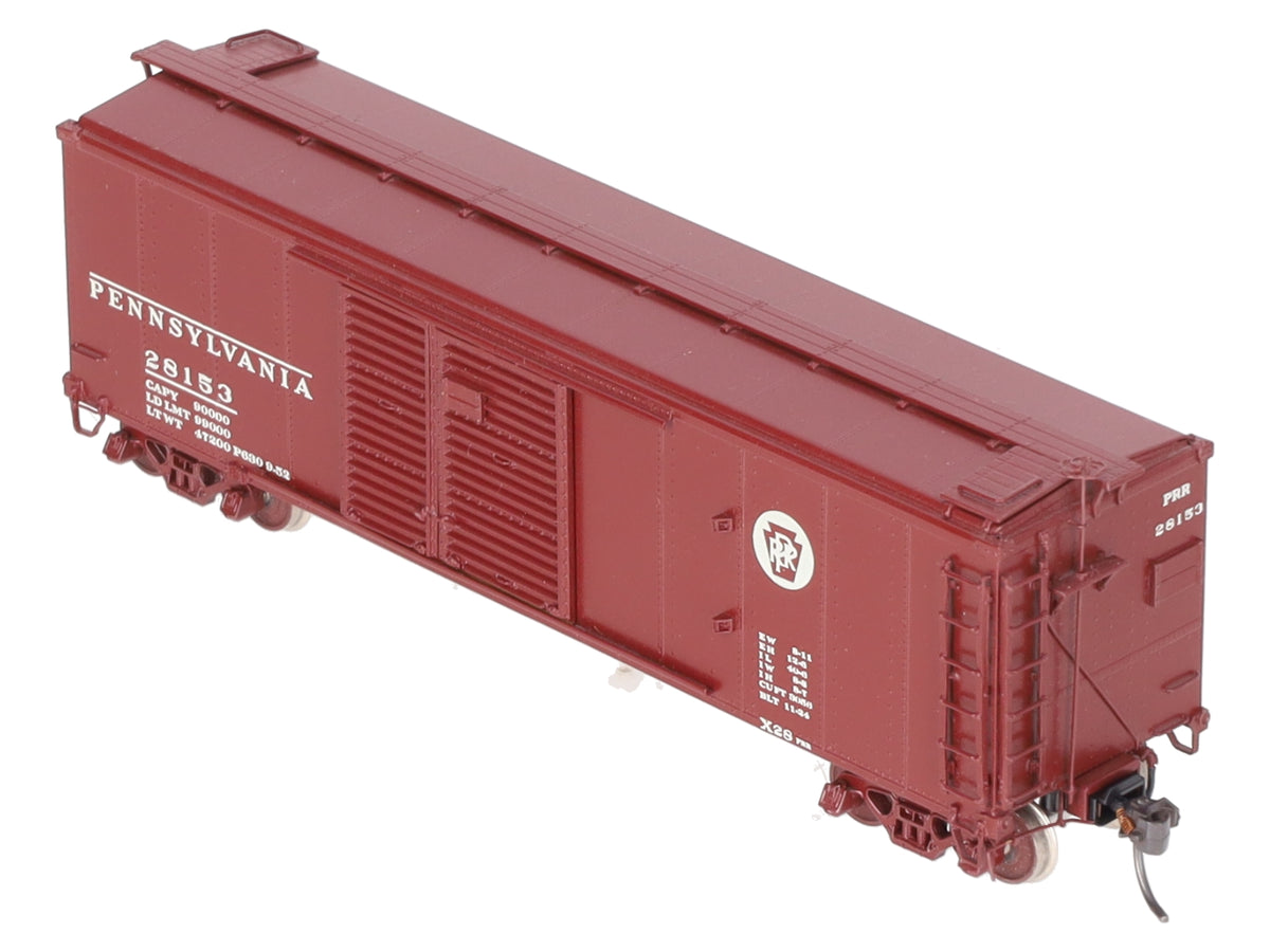 Overland OMI-3018 BRASS HO Scale Pennsylvania X-28 Boxcar- F/P EX/Box