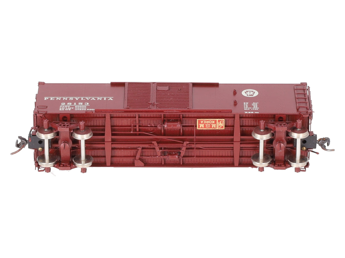 Overland OMI-3018 BRASS HO Scale Pennsylvania X-28 Boxcar- F/P EX/Box