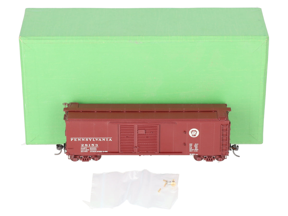 Overland OMI-3018 BRASS HO Scale Pennsylvania X-28 Boxcar- F/P EX/Box