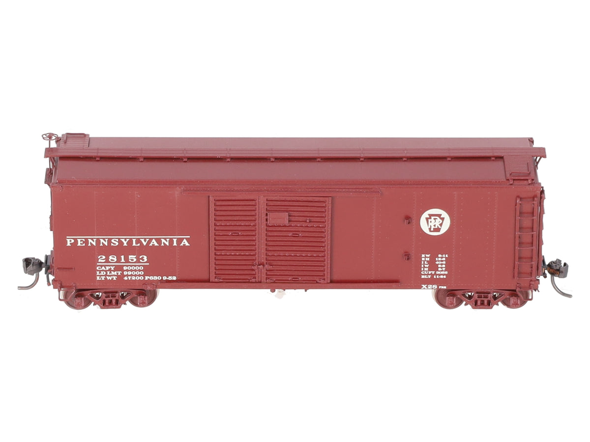 Overland OMI-3018 BRASS HO Scale Pennsylvania X-28 Boxcar- F/P EX/Box