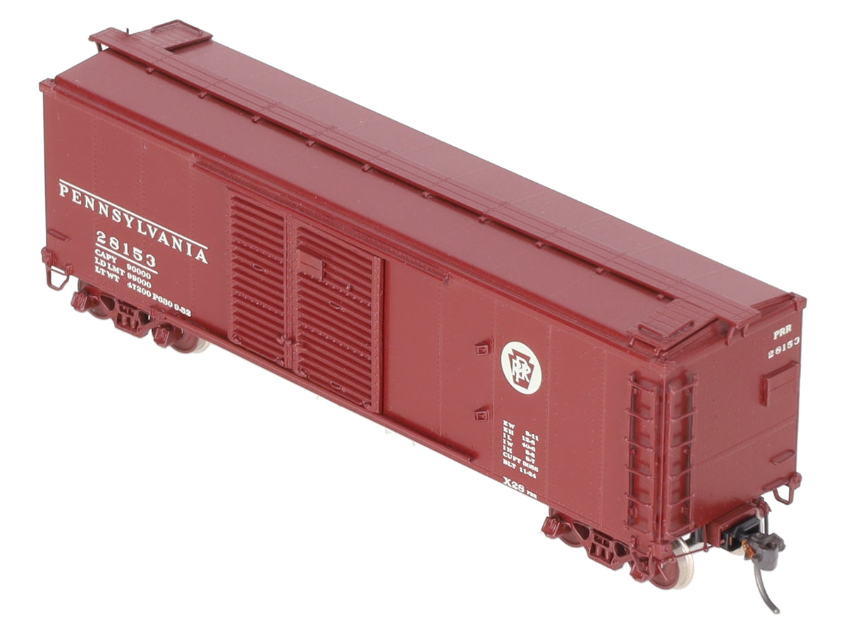 Overland OMI-3018 BRASS HO Scale Pennsylvania X-28 Boxcar- F/P EX/Box