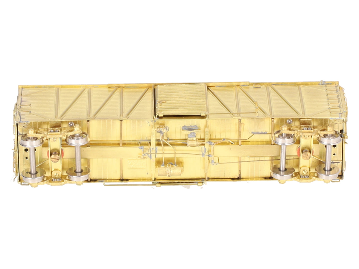 Overland 3099 HO Brass USRA Single Sheath Boxcar w/ Corrugated Door - unpainted EX/Box