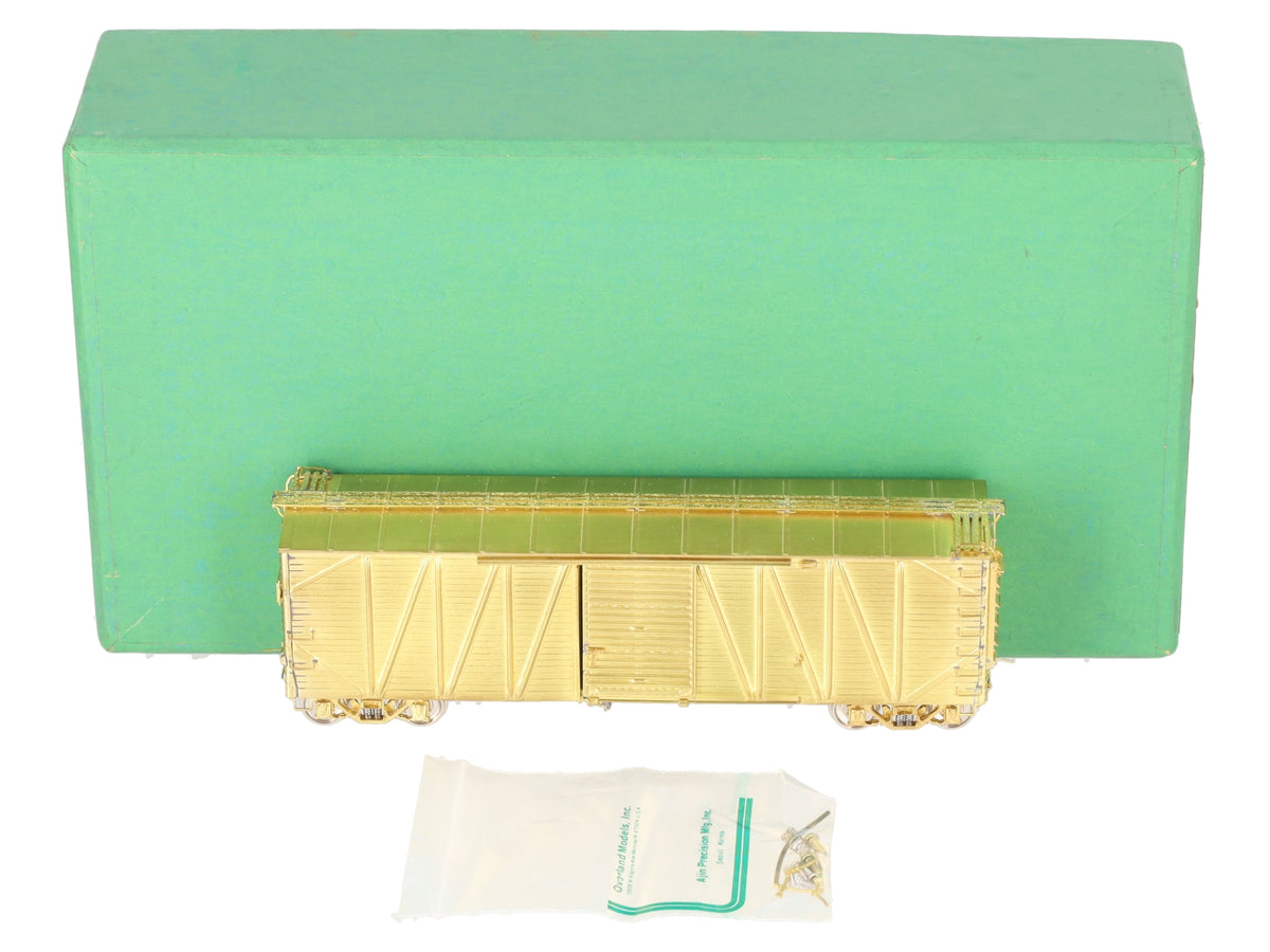 Overland 3099 HO Brass USRA Single Sheath Boxcar w/ Corrugated Door - unpainted EX/Box