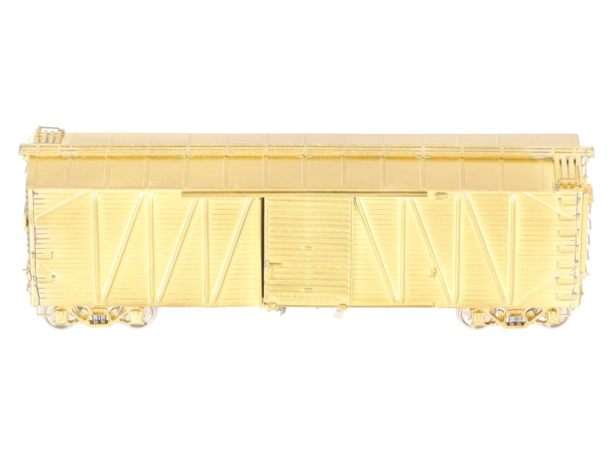 Overland 3099 HO Brass USRA Single Sheath Boxcar w/ Corrugated Door - unpainted EX/Box