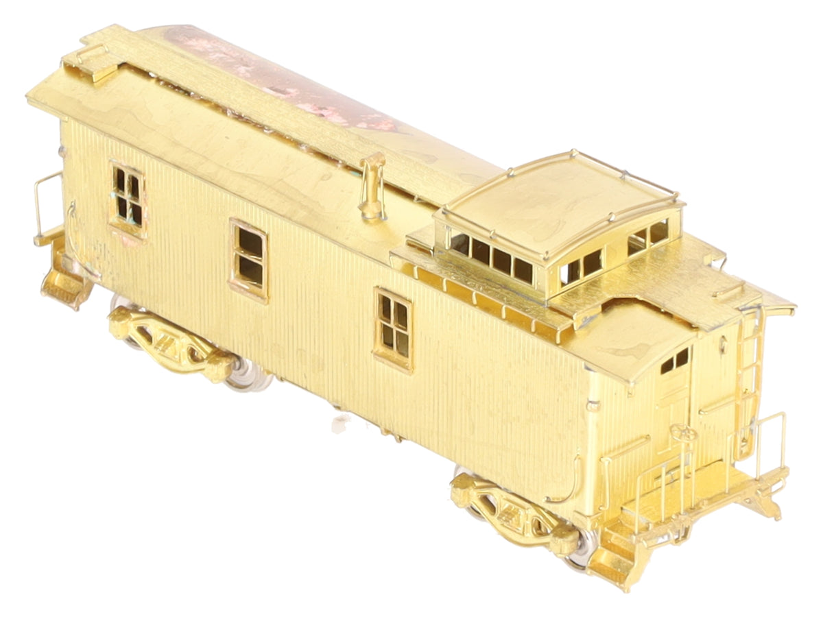 Overland 1192 HO Scale BRASS Boston & Albany Wood Caboose- Unpainted VG/Box