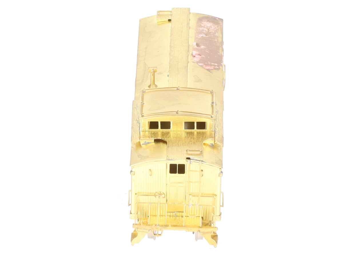 Overland 1192 HO Scale BRASS Boston & Albany Wood Caboose- Unpainted VG/Box