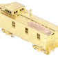 Overland 1192 HO Scale BRASS Boston & Albany Wood Caboose- Unpainted VG/Box