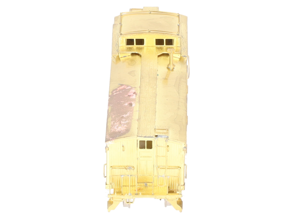 Overland 1192 HO Scale BRASS Boston & Albany Wood Caboose- Unpainted VG/Box