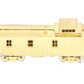 Overland 1192 HO Scale BRASS Boston & Albany Wood Caboose- Unpainted VG/Box