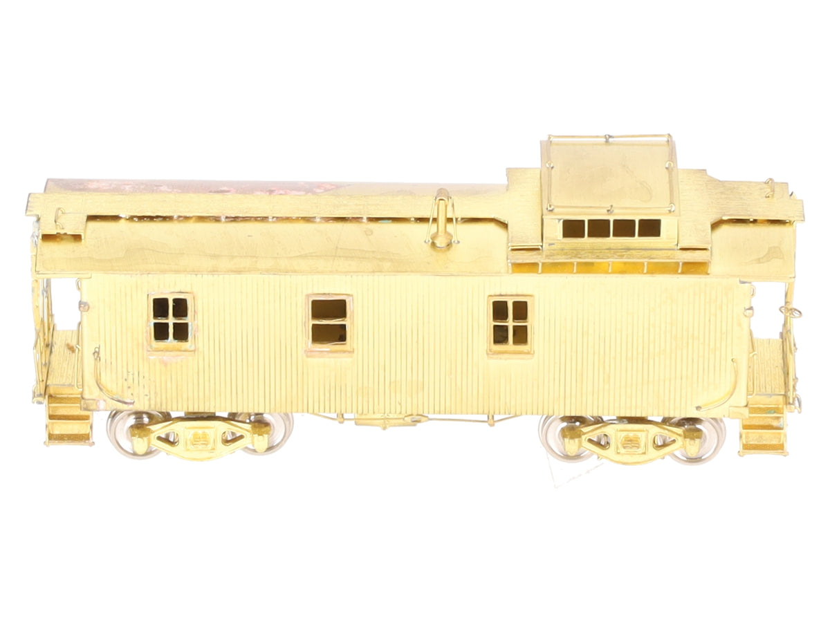 Overland 1192 HO Scale BRASS Boston & Albany Wood Caboose- Unpainted VG/Box