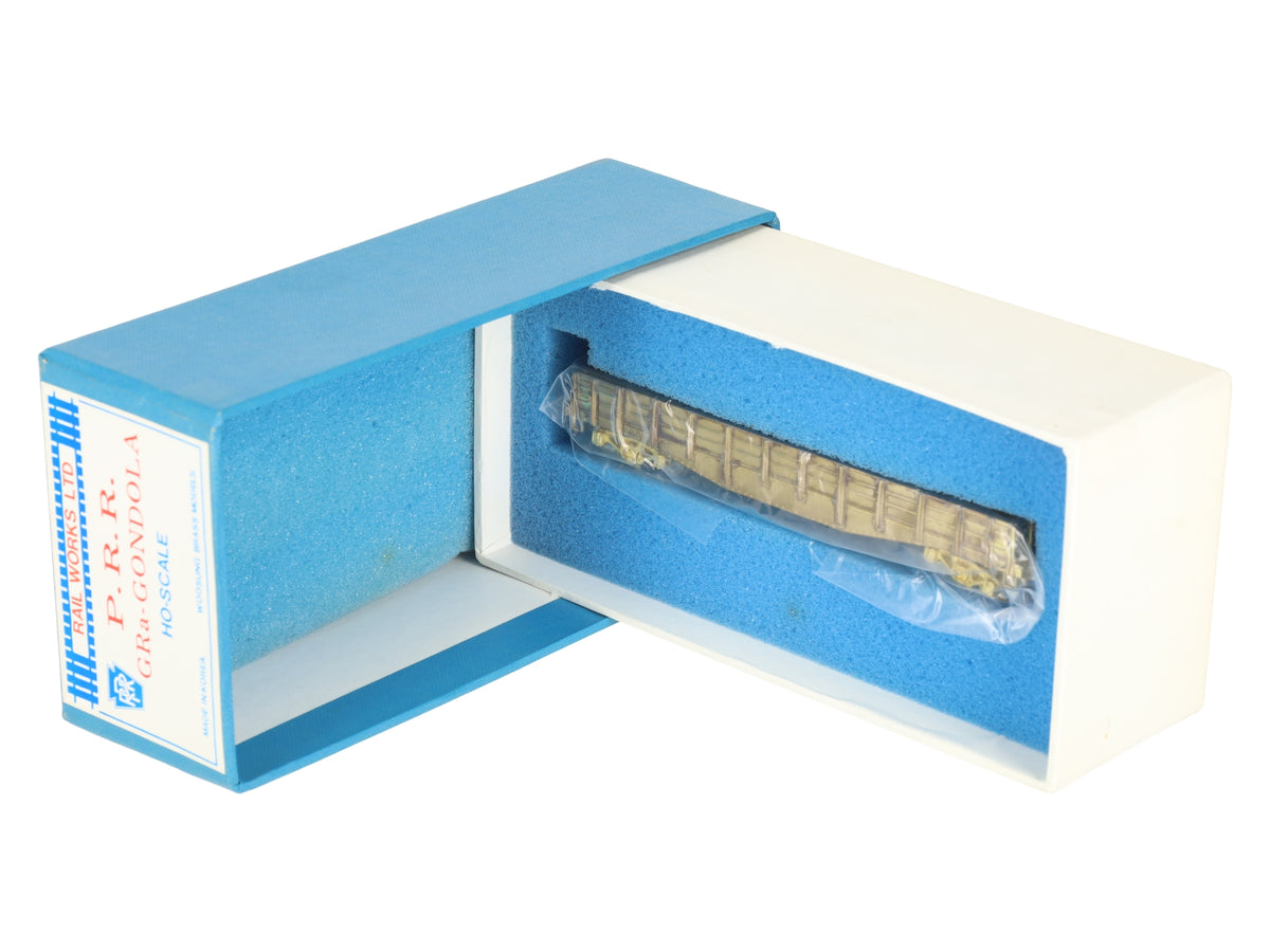 Rail Works HO Scale BRASS P.R.R GR-a Gondola Car- Unpainted VG/Box