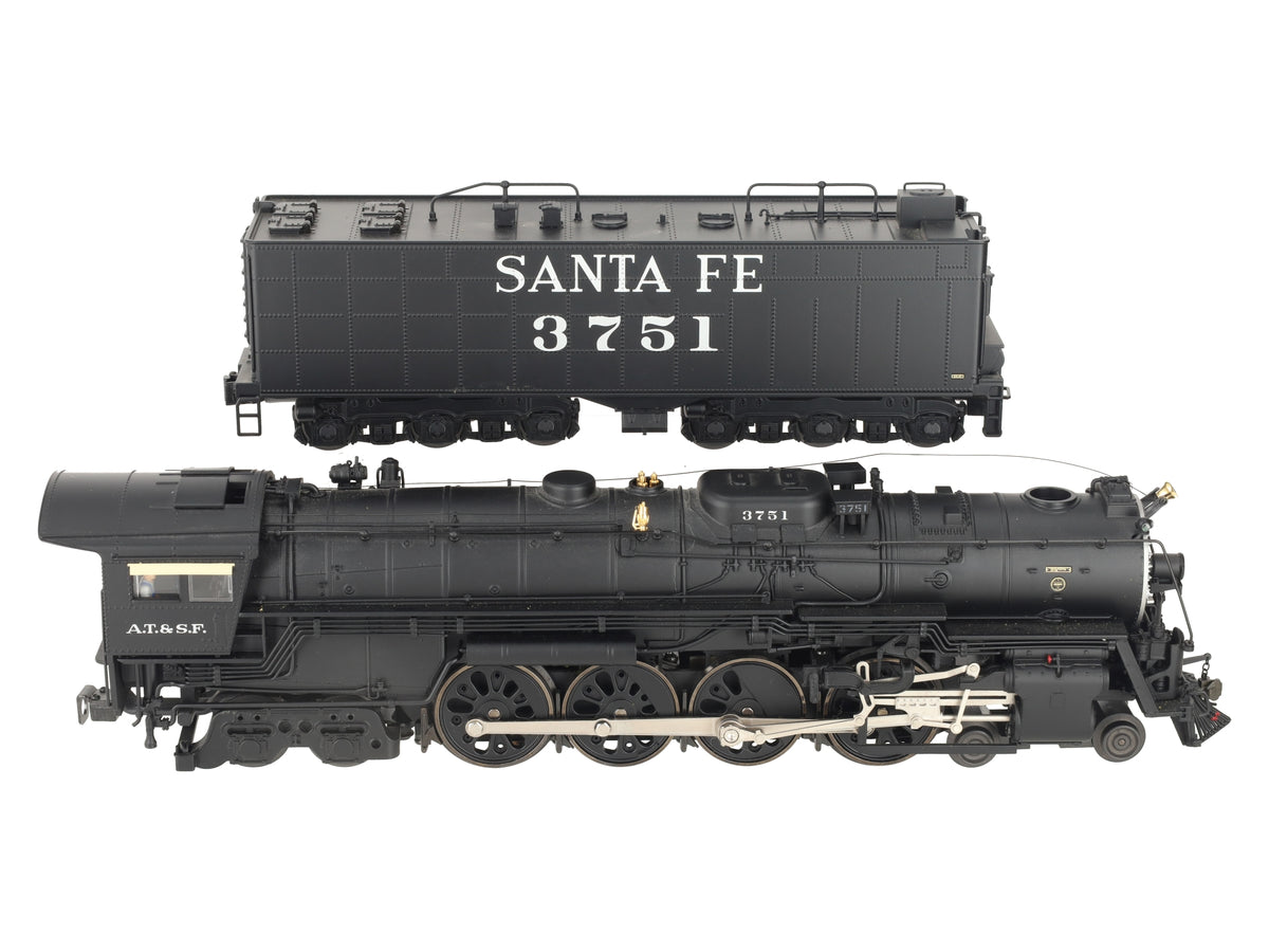 Lionel 6-38055 O Santa Fe 4-8-4 Northern Steam Locomotive & Tender #3751 w TMCC EX/Box