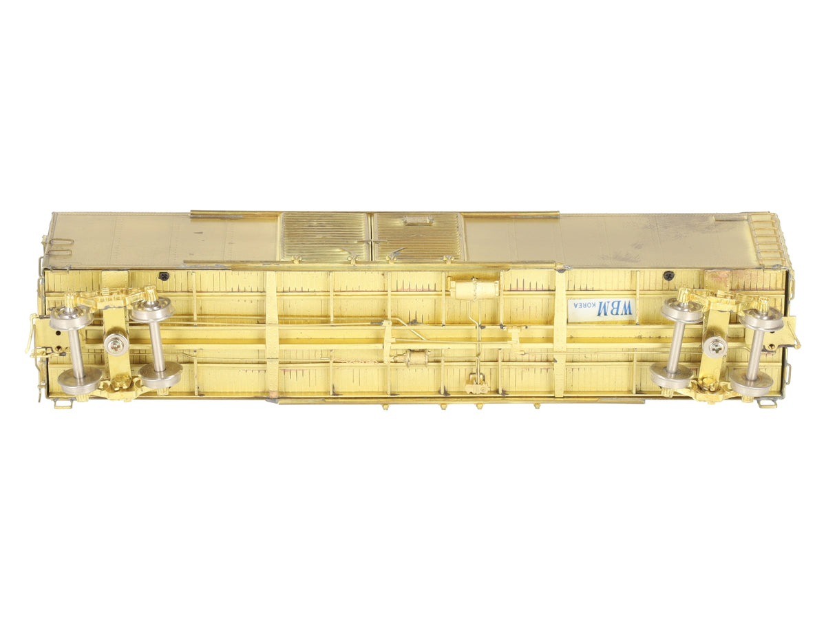 Rail Works X-33 HO BRASS Pennsylvania 50' Round Roof Boxcar -Unpainted VG/Box