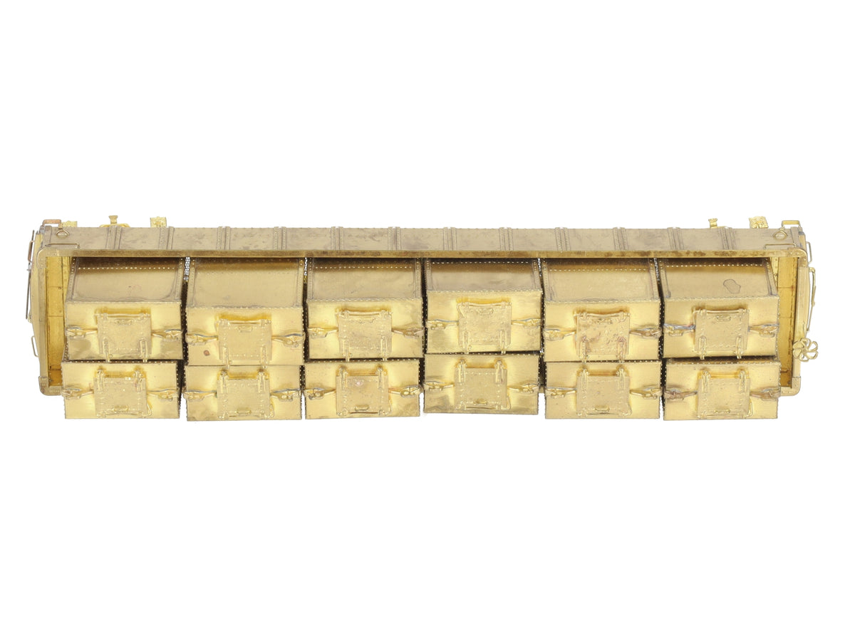 Rail Works R-137 HO Scale BRASS PRR G-22 Container Car w/12HB1-Unpainted VG/Box